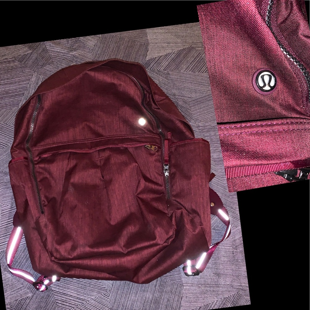Lululemon Maroon Backpack